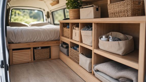 Optimiser l’espace de rangement dans son van : conseils pratiques