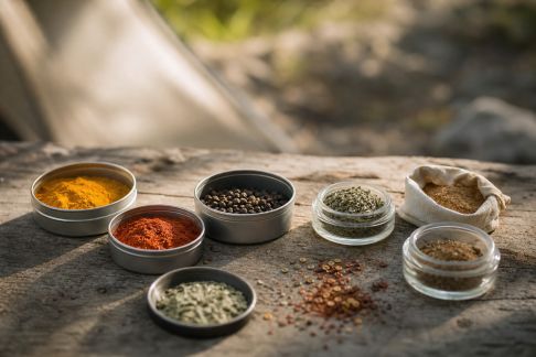 Les meilleures épices à emporter pour relever vos plats en bivouac
