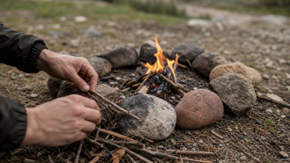 Réussir un feu de camp en toute sécurité : étapes à connaître