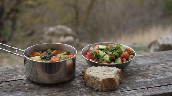 Menus végétariens simples à réaliser lors de vos aventures nature
