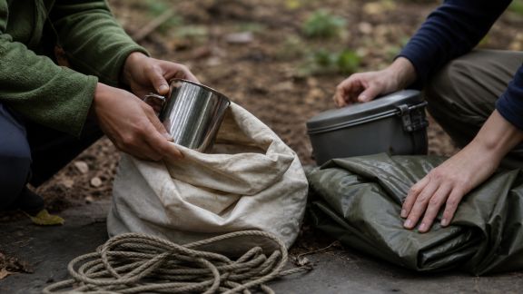 Préparer un départ de camp écoresponsable et limiter les traces